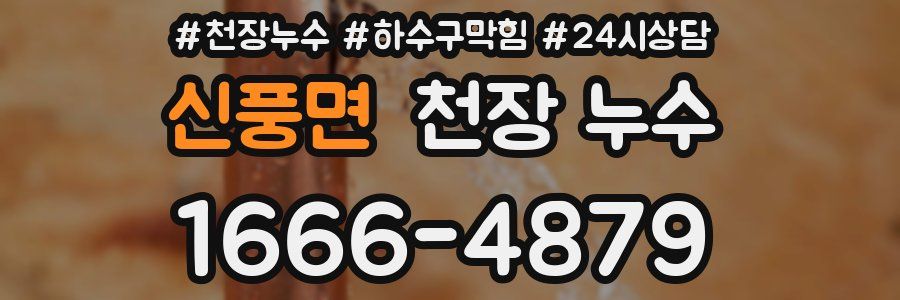 신풍면 천장 누수