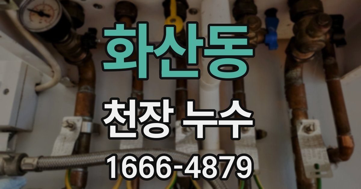 화산동 천장 누수