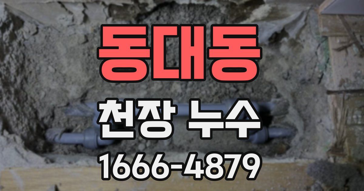 동대동 천장 누수