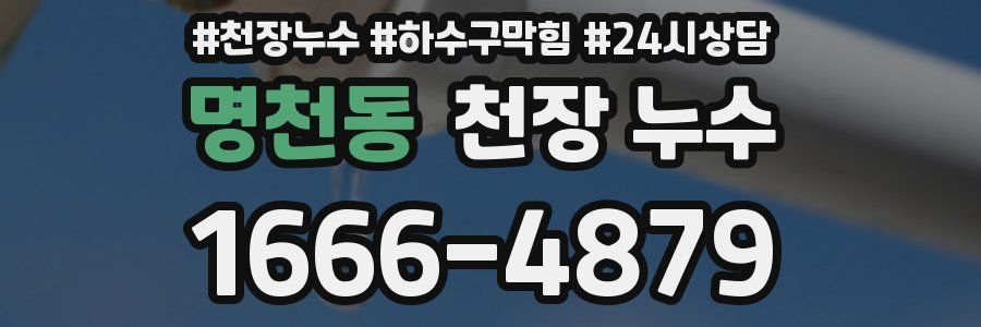 명천동 천장 누수