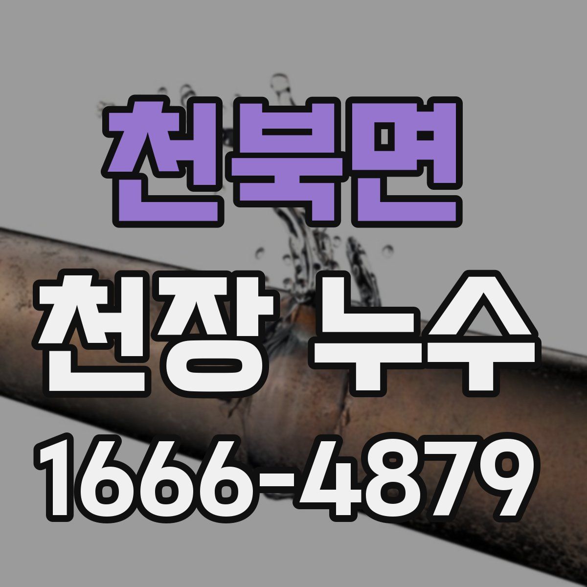 천북면 천장 누수