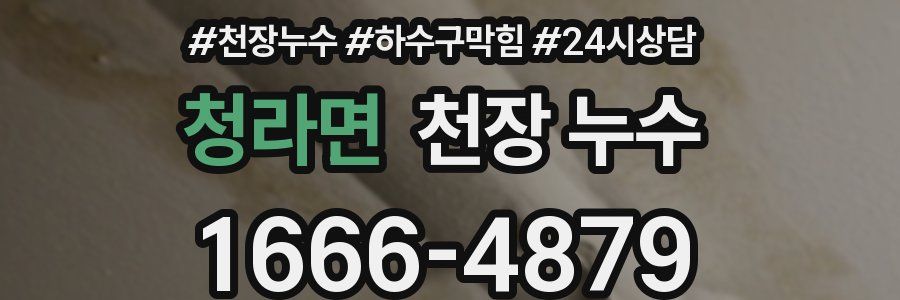 청라면 천장 누수