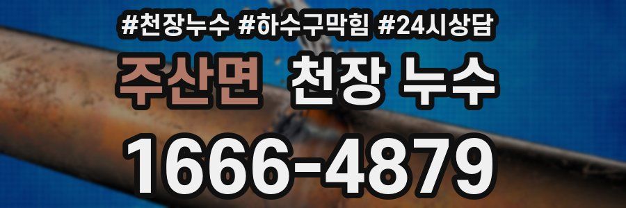 주산면 천장 누수