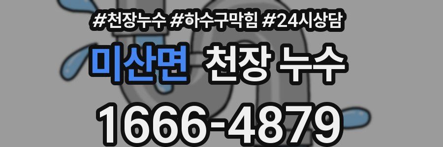 미산면 천장 누수