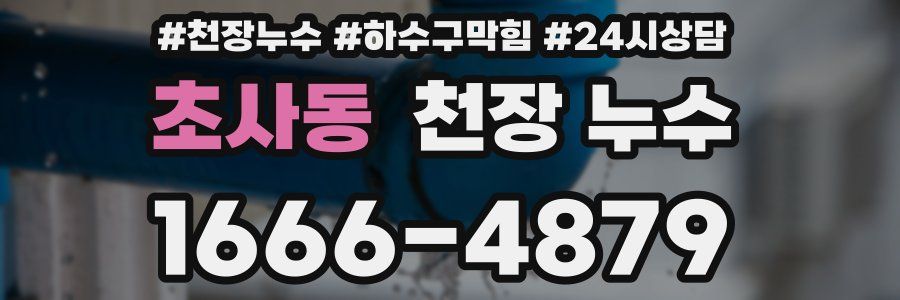 초사동 천장 누수