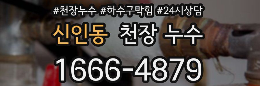 신인동 천장 누수