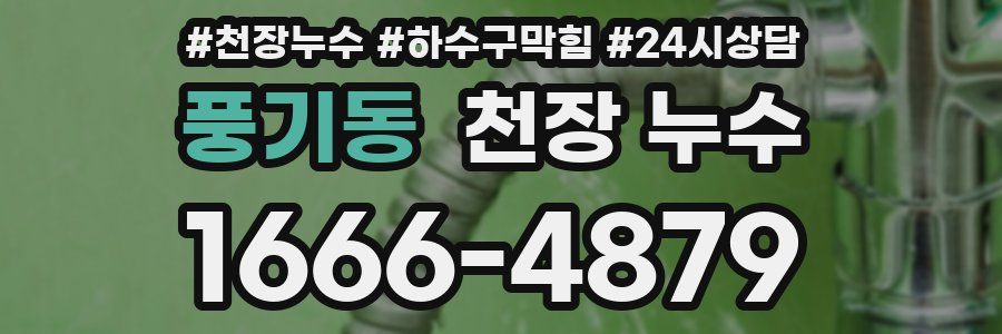 풍기동 천장 누수