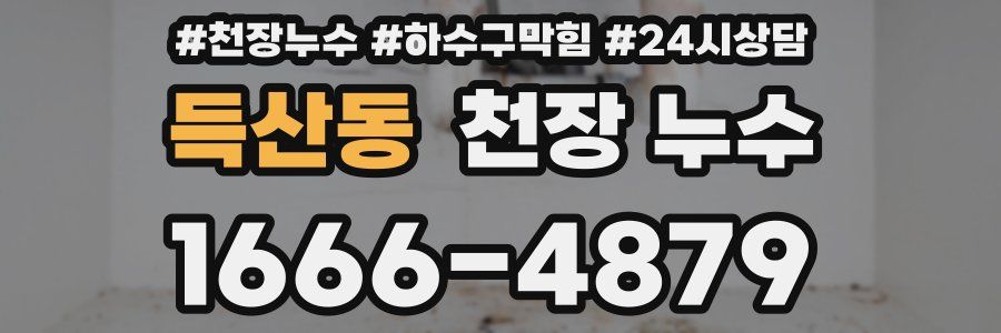 득산동 천장 누수