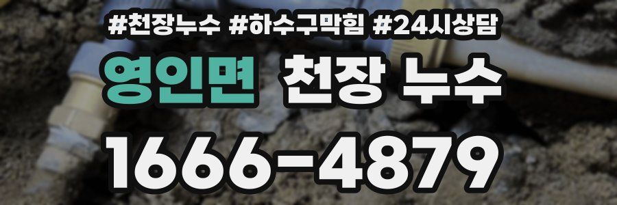 영인면 천장 누수