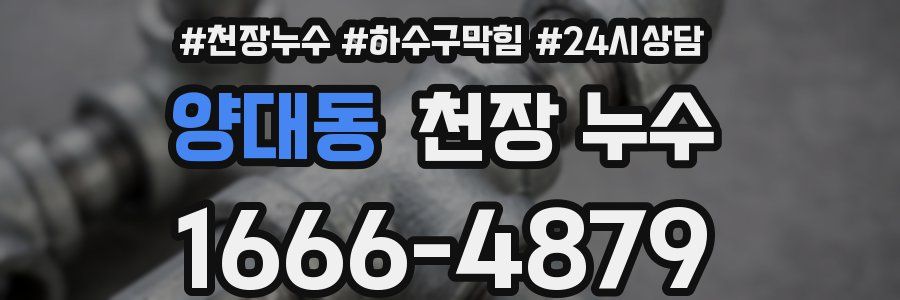 양대동 천장 누수