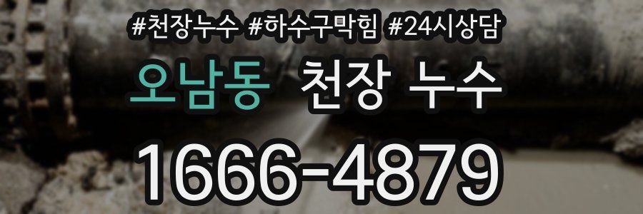 오남동 천장 누수