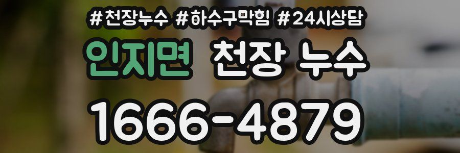 인지면 천장 누수