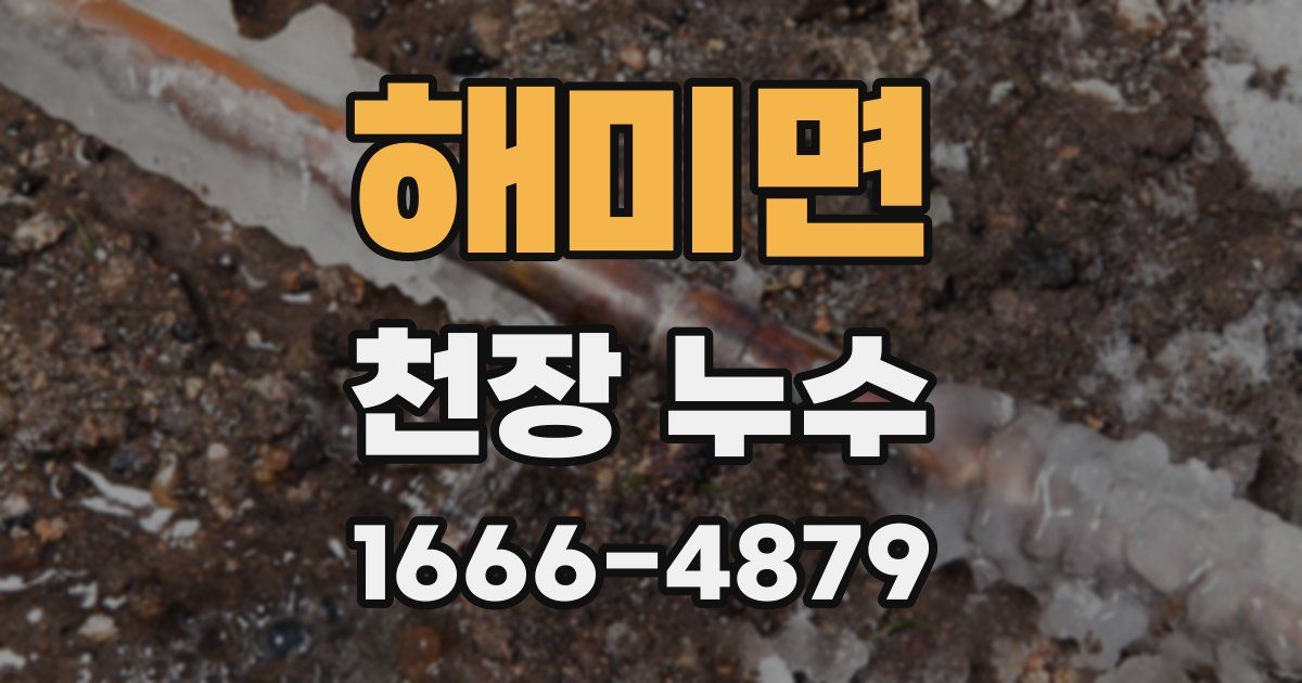 해미면 천장 누수