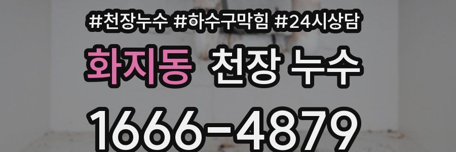 화지동 천장 누수