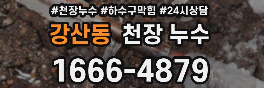 강산동 천장 누수