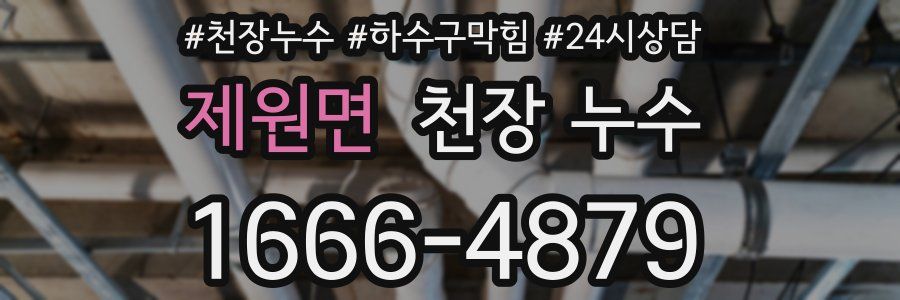 제원면 천장 누수