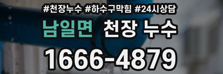 남일면 천장 누수