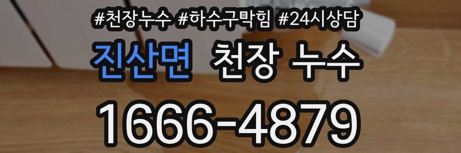 진산면 천장 누수