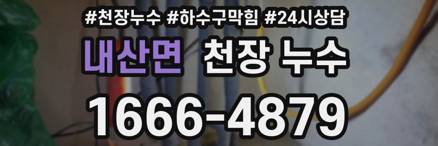 내산면 천장 누수