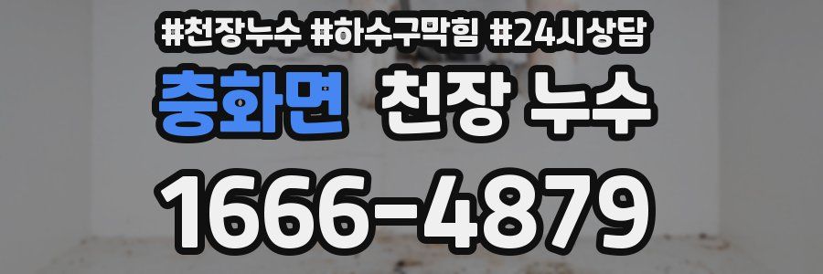 충화면 천장 누수