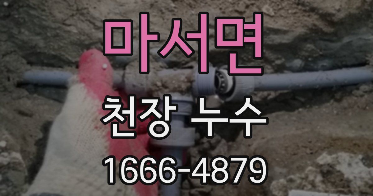 마서면 천장 누수