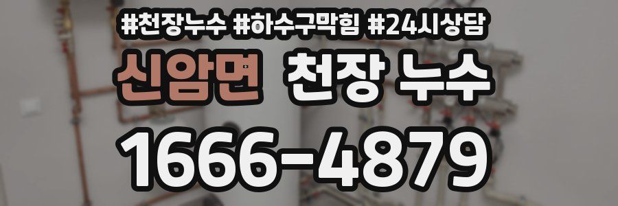 신암면 천장 누수