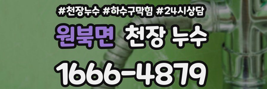 원북면 천장 누수