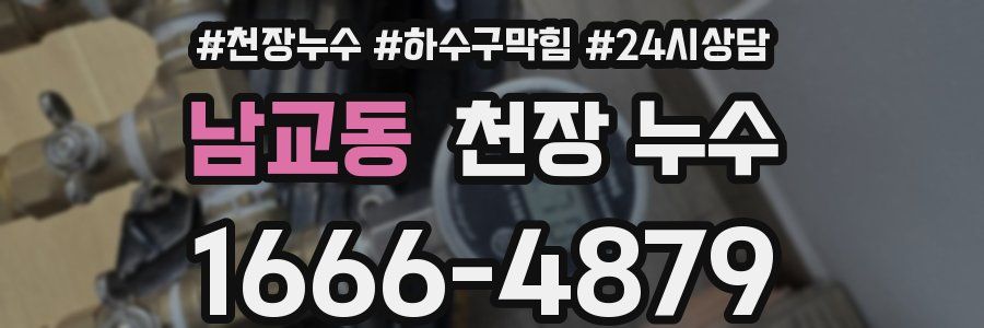 남교동 천장 누수