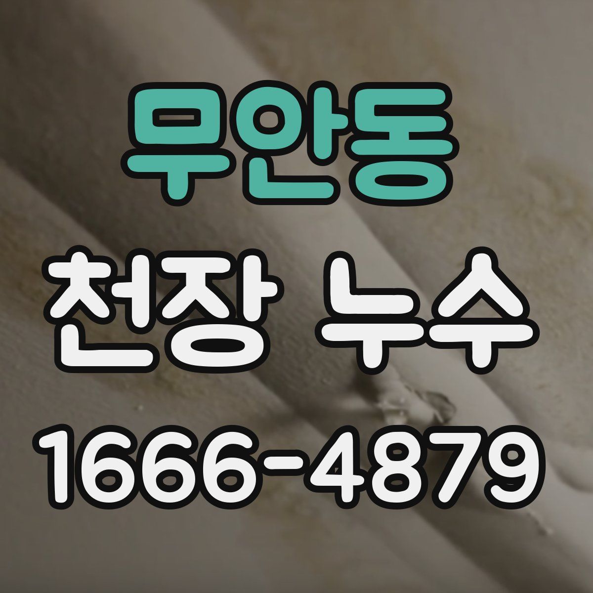 무안동 천장 누수