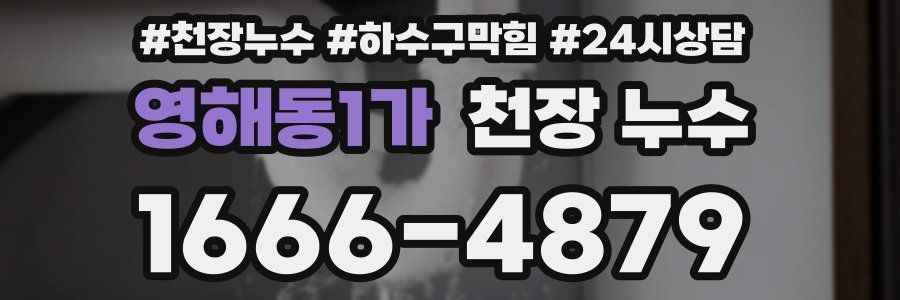 영해동1가 천장 누수