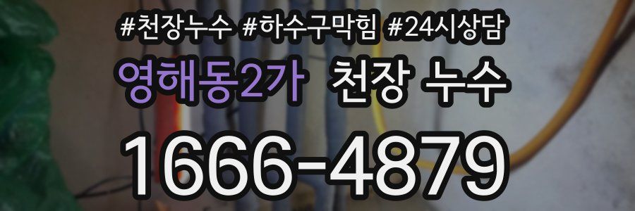 영해동2가 천장 누수