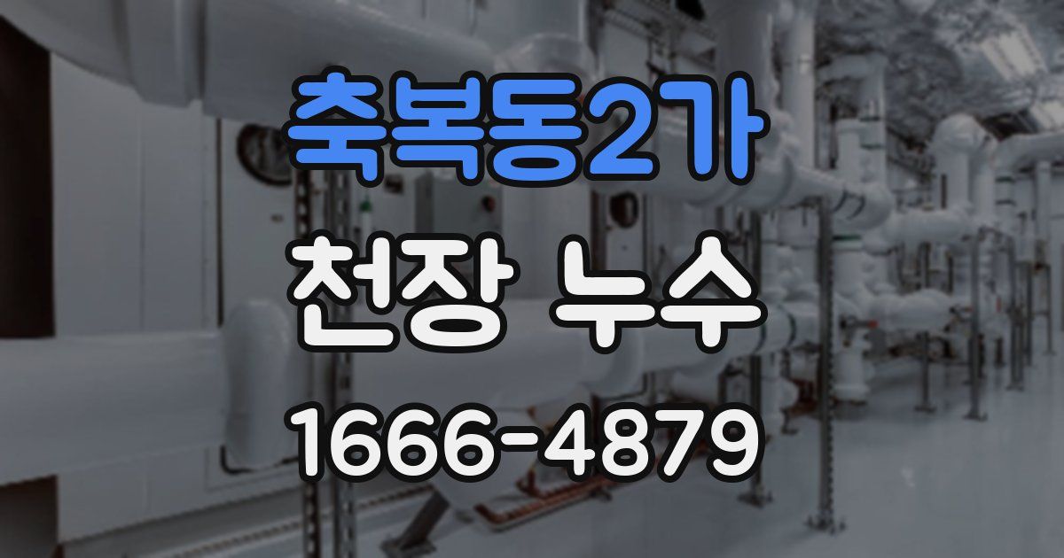 축복동2가 천장 누수