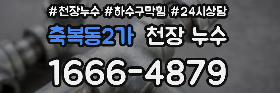 축복동2가 천장 누수