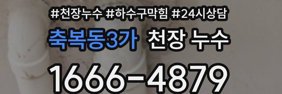 축복동3가 천장 누수