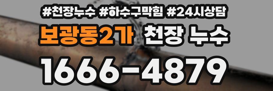 보광동2가 천장 누수