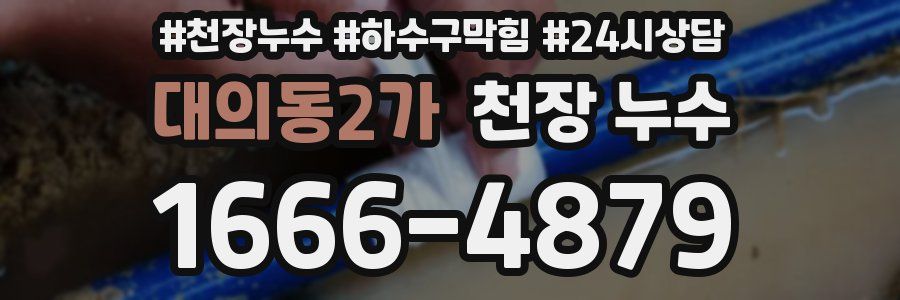 대의동2가 천장 누수