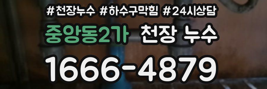 중앙동2가 천장 누수