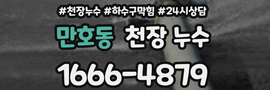 만호동 천장 누수