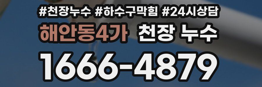 해안동4가 천장 누수