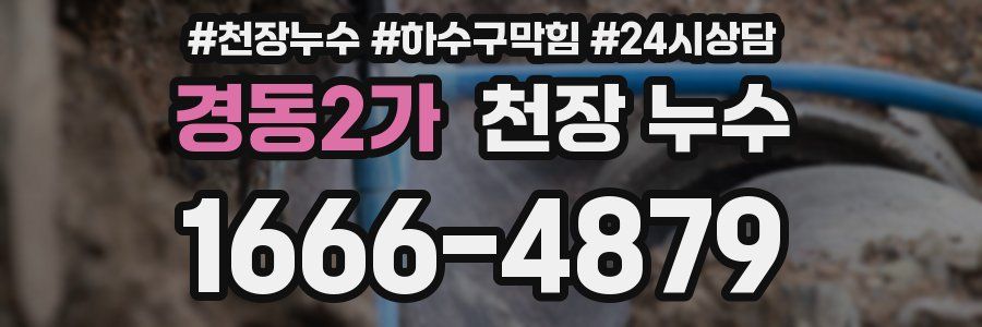 경동2가 천장 누수