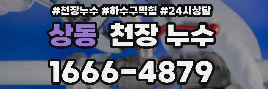 상동 천장 누수