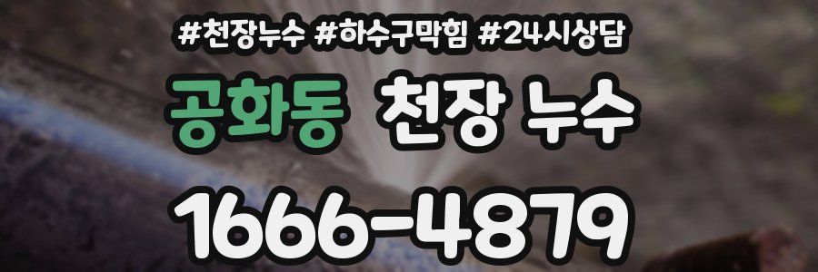 공화동 천장 누수