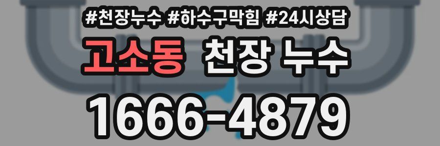 고소동 천장 누수