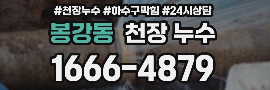 봉강동 천장 누수