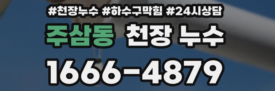 주삼동 천장 누수