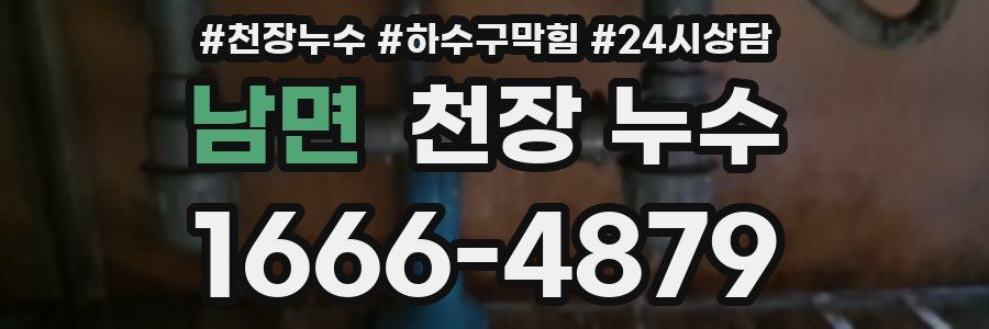 남면 천장 누수