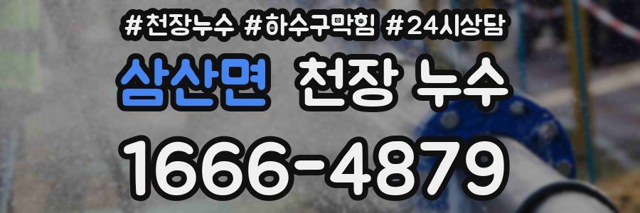 삼산면 천장 누수