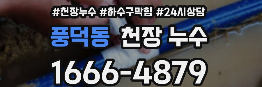 풍덕동 천장 누수