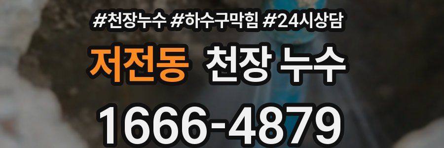 저전동 천장 누수