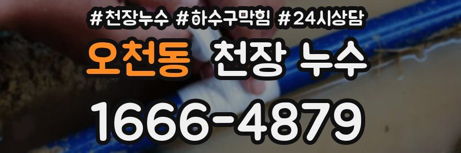 오천동 천장 누수